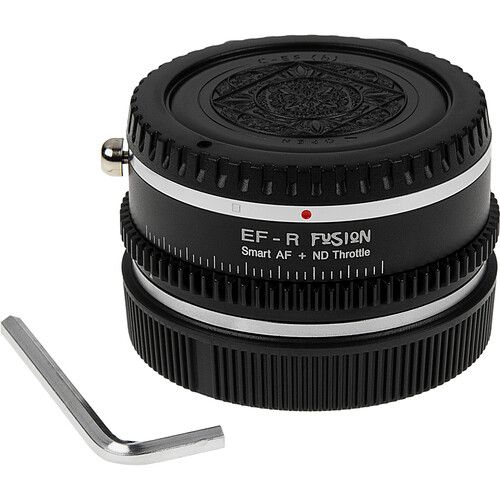  FotodioX Vizelex Cine ND Throttle Lens Mount Adapter for Canon EF or EF-S-Mount Lens to Canon RF-Mount Camera