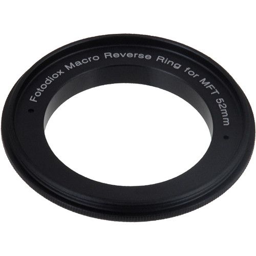  FotodioX 52mm Reverse Mount Macro Adapter Ring for Four Thirds-Mount Cameras