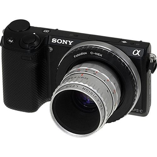  FotodioX Mount Adapter for C-Mount Lens to Sony E-Mount Camera