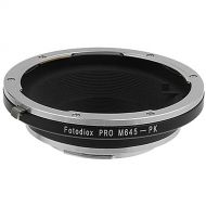 FotodioX Pro Lens Mount Adapter for Mamiya 645 Lens to Pentax K Mount Camera