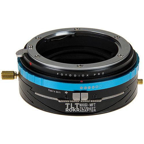  FotodioX Pro TLT ROKR Tilt-Shift Adapter for Nikon F Lens to Micro Four Thirds Camera