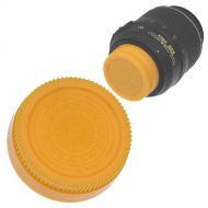 FotodioX Designer Rear Lens Cap for Nikon F-Mount Lenses (Yellow)