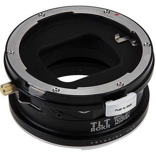  FotodioX Pro TLT ROKR Tilt-Shift Lens Mount Adapter for Mamiya 645-Mount Lens to Fujifilm G-Mount GFX Camera