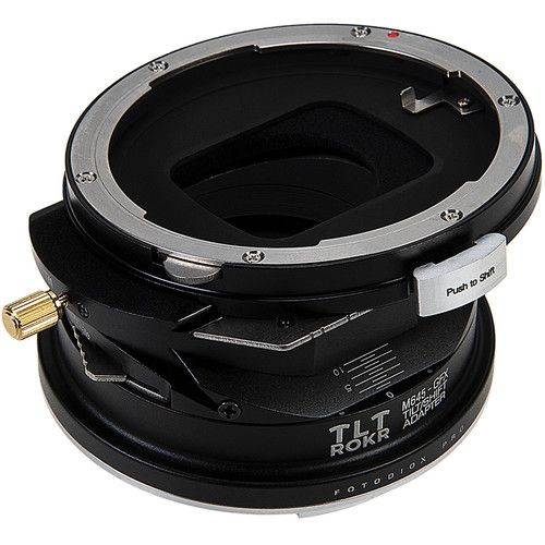  FotodioX Pro TLT ROKR Tilt-Shift Lens Mount Adapter for Mamiya 645-Mount Lens to Fujifilm G-Mount GFX Camera