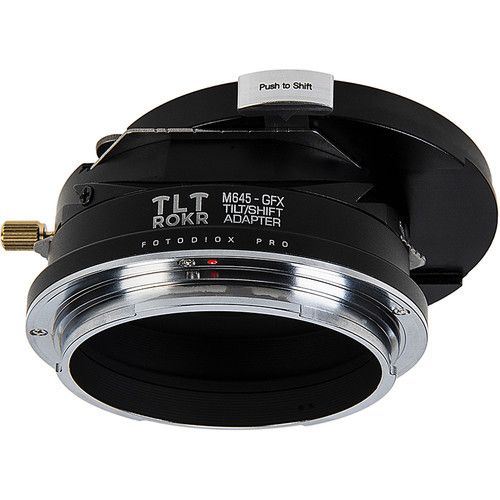  FotodioX Pro TLT ROKR Tilt-Shift Lens Mount Adapter for Mamiya 645-Mount Lens to Fujifilm G-Mount GFX Camera