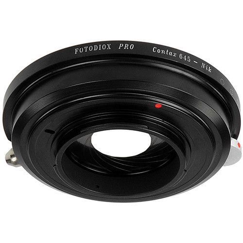  FotodioX Pro Lens Mount Adapter for Contax 645 Lens to Nikon F Mount Camera