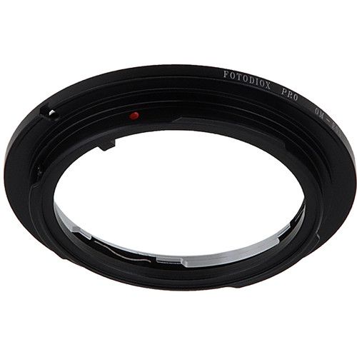  FotodioX Pro Lens Mount Adapter with Generation v10 Focus Confirmation Chip for Olympus OM-Mount Lens to Canon EF or EF-S Mount Camera