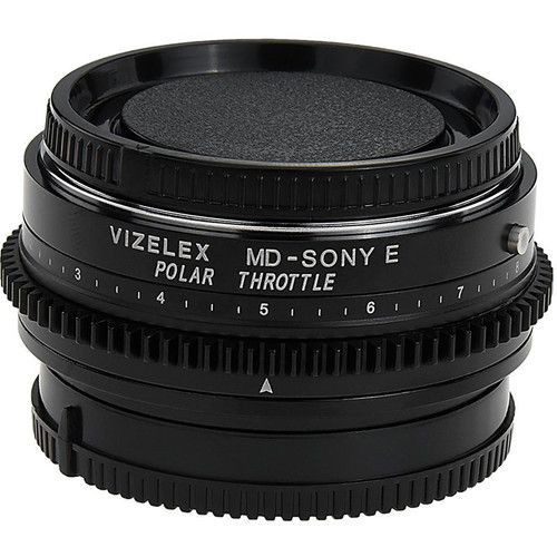  FotodioX Minolta MD Lens to Sony E-Mount Camera Vizelex Polar Throttle Adapter