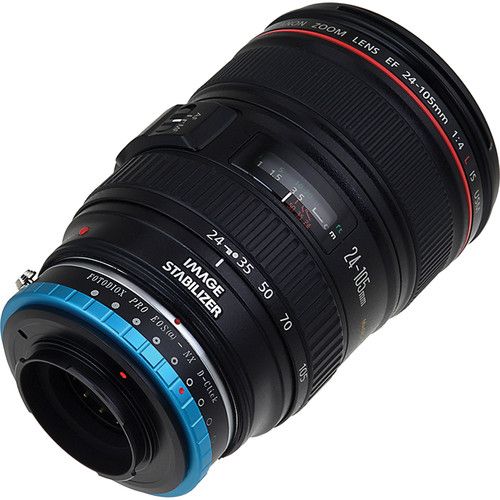  FotodioX Pro Lens Adapter with De-Clicked Iris for Canon EF Lenses to Samsung NX Cameras