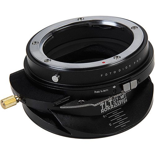  FotodioX Pro TLT ROKR Tilt-Shift Lens Mount Adapter for Contax/Yashica?Mount Lens to Micro Four Thirds Mount Camera