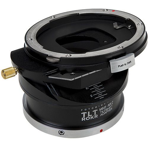  FotodioX Pro TLT ROKR Tilt/Shift Lens Mount Adapter for Mamiya 645 Lens to Nikon Z Camera Body