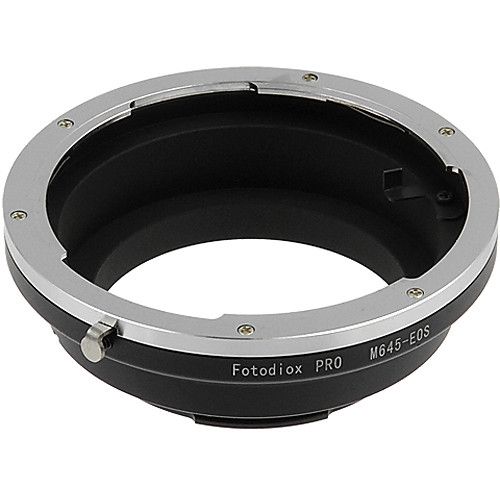  FotodioX Pro Lens Mount Adapter for Mamiya 645 Lens to Canon EF-Mount Camera