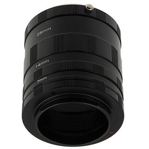  FotodioX Macro Extension Tube Set for Sony Alpha E-Mount Cameras: for Extreme Close-Up Photography