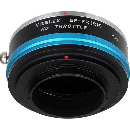  FotodioX Vizelex ND Throttle Lens Mount Adapter for Canon EF/EF-S-Mount Lens to FUJIFILM X-Mount Camera