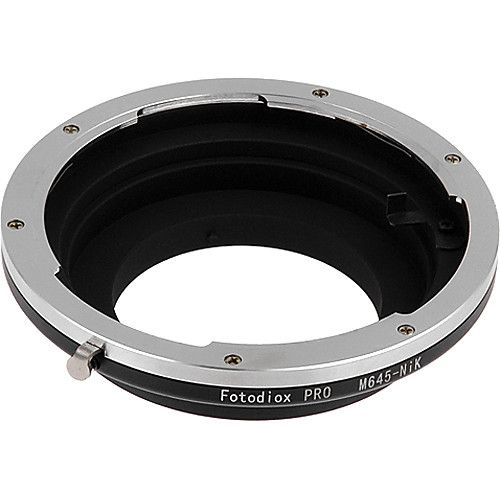  FotodioX Pro Lens Mount Adapter for Mamiya 645 Lens to Nikon F Mount Camera