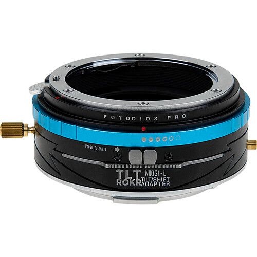  FotodioX Pro TLT ROKR Tilt-Shift Adapter for Nikon F Lens to L-Mount Alliance Cameras