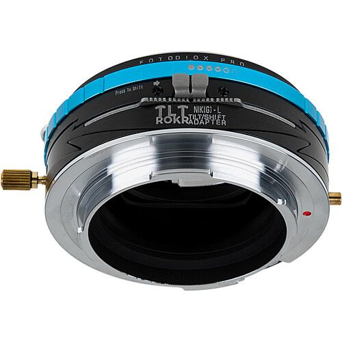  FotodioX Pro TLT ROKR Tilt-Shift Adapter for Nikon F Lens to L-Mount Alliance Cameras