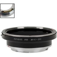 FotodioX Pro Lens Mount Adapter with Generation v10 Focus Confirmation Chip for Mamiya 645-Mount Lens to Canon EF or EF-S Mount Camera