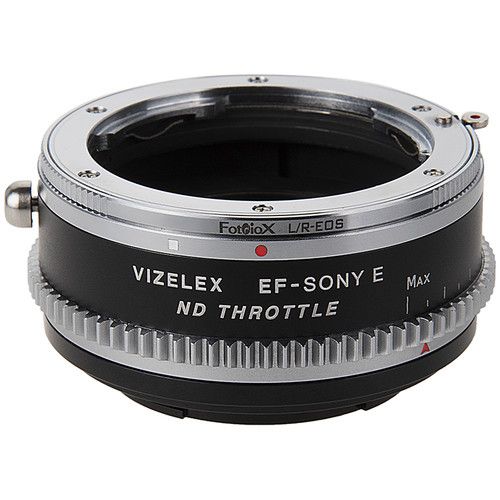 FotodioX Vizelex Cine ND Throttle Lens Mount Double Adapter Kit for Leica R-Mount Lens to Sony E-Mount Camera