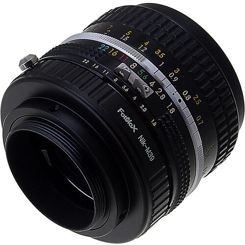  FotodioX Lens Mount Adapter for Nikon F Lens to M39-Mount Camera