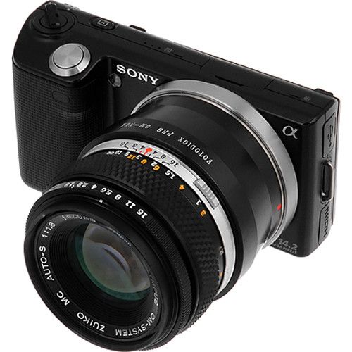  FotodioX Adapter for Olympus OM Lens to Sony NEX Mount Camera