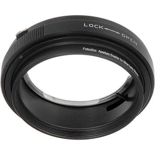  FotodioX 52mm Reverse Mount Macro Filter with Aperture Control for Nikon G/DX-Mount Cameras