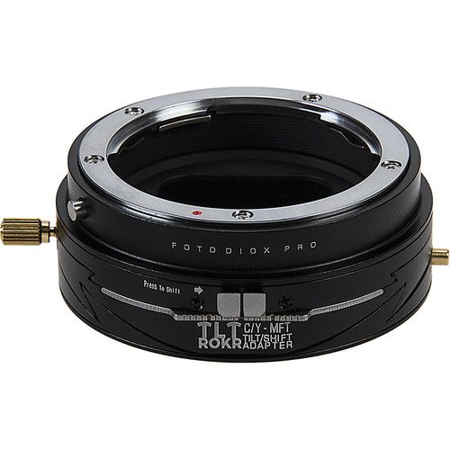  FotodioX Pro TLT ROKR Tilt/Shit Lens Mount Adapter for Contax/Yashica-Mount Lens to FUJIFILM G-Mount Camera