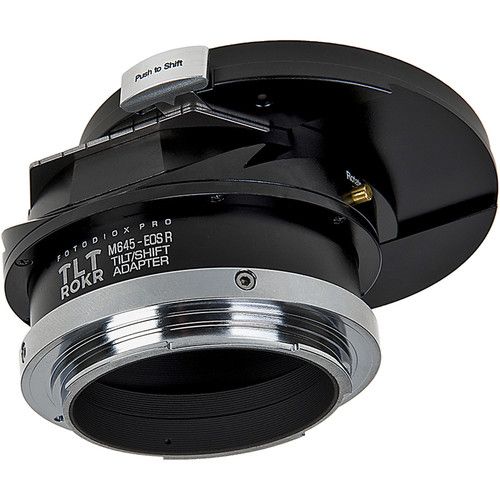  FotodioX Pro TLT ROKR Tilt/Shift Lens Mount Adapter for Mamiya 645 Lens to Canon RF Camera Body