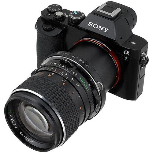  FotodioX Adapter for Mamiya 645 Lens to Sony NEX Mount Camera