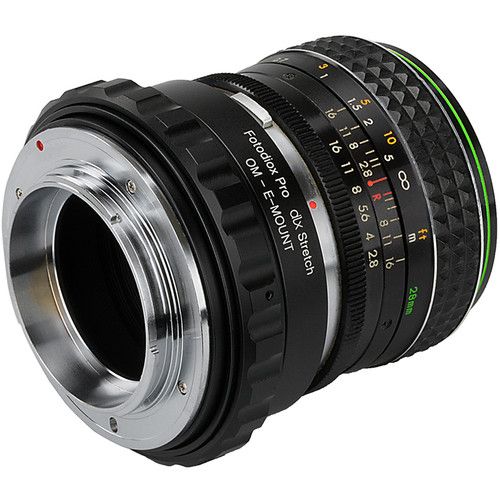  FotodioX Olympus OM Lens to Sony E-Mount DLX Stretch Adapter