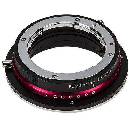  FotodioX DLX Lens Mount Adapter for Pentax K-Mount, Autofocus Lens to FUJIFILM G-Mount GFX Camera