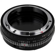 FotodioX Vizelex ND Throttle Lens Adapter Compatible with Canon FD & FL 35mm SLR Lens to Select L-Mount Alliance Cameras