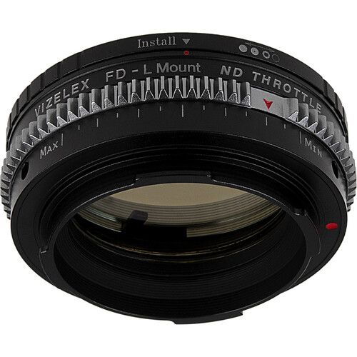  FotodioX Vizelex ND Throttle Lens Adapter Compatible with Canon FD & FL 35mm SLR Lens to Select L-Mount Alliance Cameras