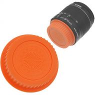 FotodioX Designer Rear Lens Cap for Canon EOS EF & EF-S-Mount Lenses (Orange)