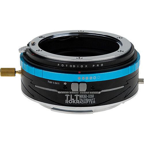  FotodioX Pro TLT ROKR Tilt-Shift Adapter for Nikon F Lens to Canon RF-Mount Cameras