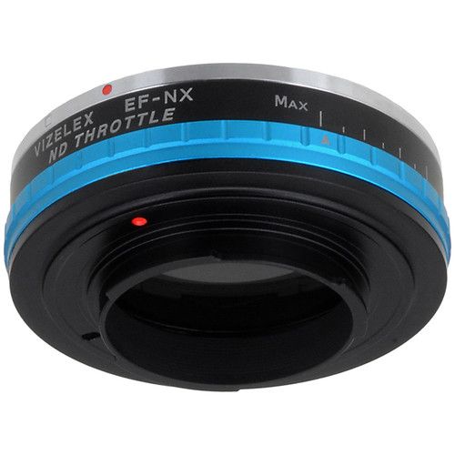  FotodioX Vizelex ND Throttle Lens Mount Adapter for Canon EF/EF-S-Mount Lens to Samsung NX-Mount Camera