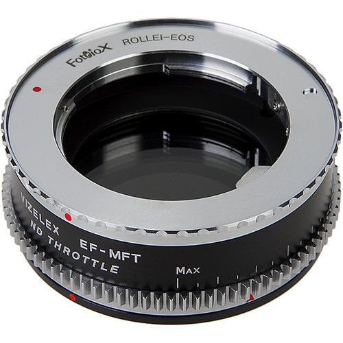  FotodioX Vizelex Cine ND Throttle Lens Mount Double Adapter Kit for Rolleiflex SL35-Mount Lens to Micro Four Thirds Mount Camera