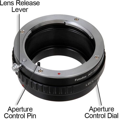  FotodioX Mount Adapter with Aperture Control Dial for Sony A-Mount Lens to Sony E-Mount Camera