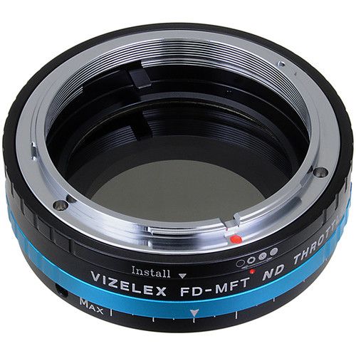  FotodioX Vizelex ND Throttle Lens Mount Adapter for Canon FD/FL-Mount Lens to Micro Four Thirds-Mount Camera