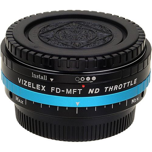  FotodioX Vizelex ND Throttle Lens Mount Adapter for Canon FD/FL-Mount Lens to Micro Four Thirds-Mount Camera