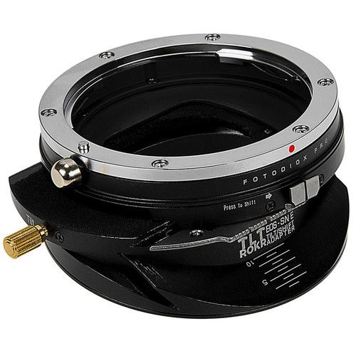  FotodioX Pro TLT ROKR Tilt-Shift Adapter for Canon EF or EF-S Lens to Sony E Camera