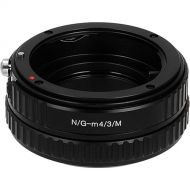 FotodioX Macro Lens Mount Adapter for Nikon G-Type F-Mount Lens to Micro Four Thirds Camera