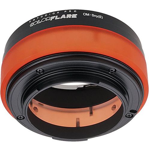  FotodioX ArtFX ColorFlare Sony E-Mount to Olympus OM Lens Adapter