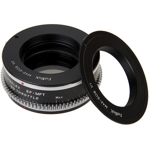  FotodioX Vizelex Cine ND Throttle Lens Mount Double Adapter Kit for M42-Mount Lens to Micro Four Thirds Mount Camera