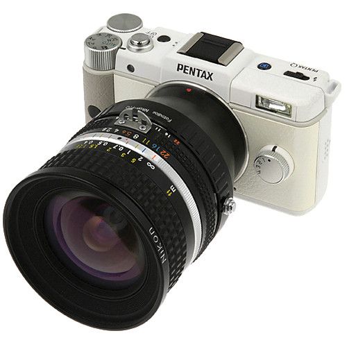  FotodioX Adapter for Nikon F Mount Lenses to Pentax Q Mount Mirrorless Cameras