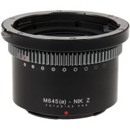 FotodioX Mamiya 645 AF/AFD Lens to Nikon Z-Mount Camera Pro Lens Adapter