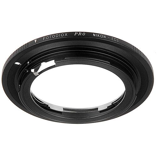  FotodioX Pro Lens Mount Adapter for Nikon F Lens to Canon EF-Mount Camera