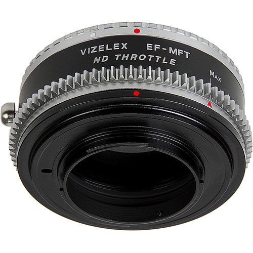  FotodioX Vizelex Cine ND Throttle Lens Adapter for Olympus OM & Canon EF/EF-S Lens to Micro Four Thirds Mount