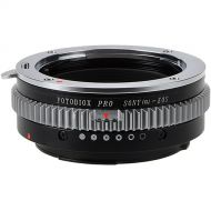 FotodioX Pro Lens Mount Adapter with Generation v10 Focus Confirmation Chip for Sony A-Mount Lens to Canon EF or EF-S Mount Camera