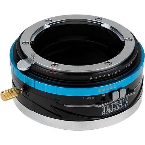  FotodioX Pro TLT ROKR Tilt-Shift Adapter for Nikon F Lens to Nikon Z-Mount Cameras